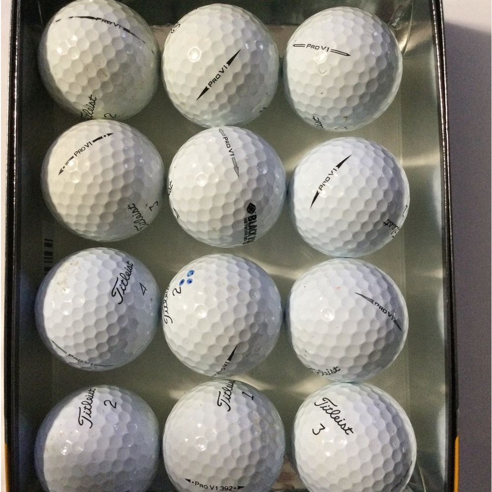 1 dozen used Pro V1 Golf Balls